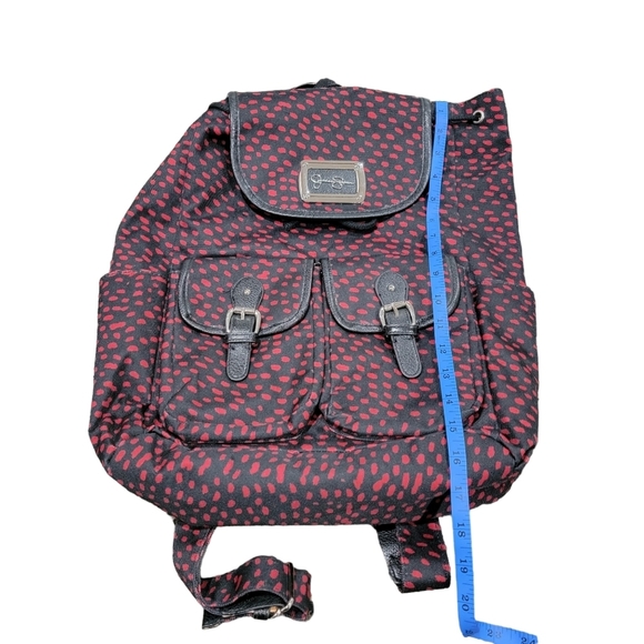 Jessica Simpson Red and Black Back Pack main image 5